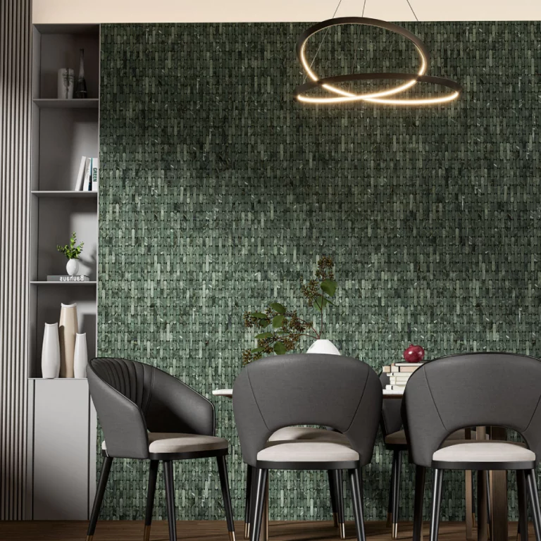 Ciemnozielona Mozaika marmurowa VERDE PILOLO– luksusowy design i wyrafinowane wykończenie do luksusowego domu – Premium Ekskluzywne wykończenia wnętrz Mozaika marmurowa Marmor Mosaike Marmuro mozaikos Mramorové mozaiky Мармурові мозаїки