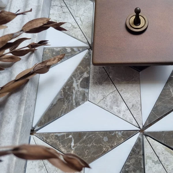 Marmur Mozaika Marmurowa szara biala satyna poler 3D glamour outlet wyprzedaz na podloge do łazienki do kuchni producent hurtownia kamienia Mia Urbo Marble Marmuras Mramor Marmor WHOLESALE Clapham 2