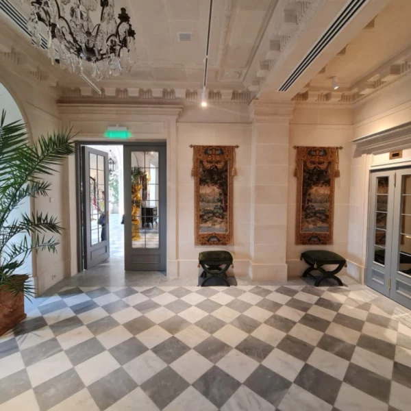 Mia Urbo Stone marmor marmur plytka kamienna checker szachownica matowa antykowana