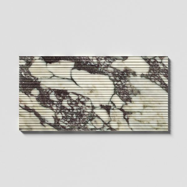 Mia-Urbo-Stone-plytka-marmurowa-3D-bamboo-ryflowana-do_lazienki-karbowana-lamele-fluted-marble-tile-Calacatta-Viola-Wave-Large-45x91