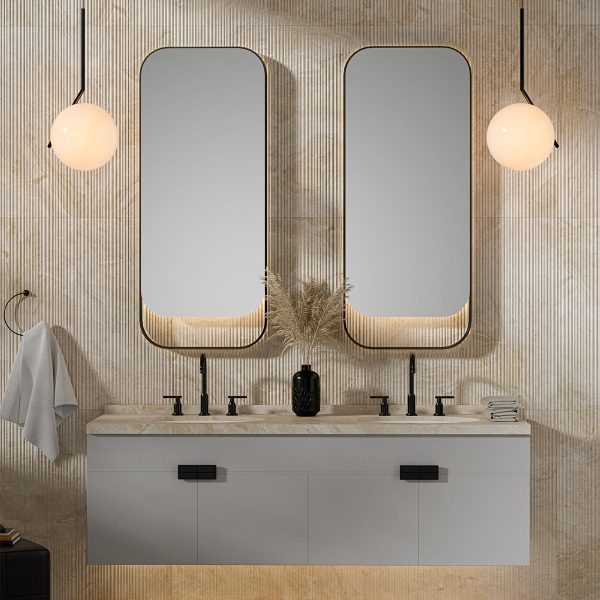 Ryflowana płytka marmurowa 3D Salvatori ryflowana do_lazienki karbowana fluted marble tile Royal Sand Wave Szary marmur marmorfliesen 45x90cm #LuksusoweWnętrza #RyflowanePłytki3D marmorfliesen Mramorové dlaždice Marmora Flīzes Marmurinės plytelės