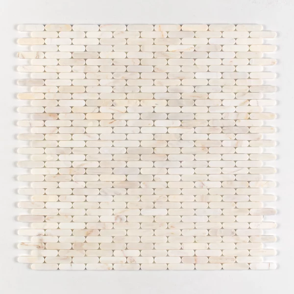 Mozaika marmurowa Calacatta Amber PILOLO– luksusowy design i wyrafinowane wykończenie do luksusowego domu – Premium Ekskluzywne wykończenia wnętrz Mozaika marmurowa Marmor Mosaike Marmuro mozaikos Mramorové mozaiky Мармурові мозаїки