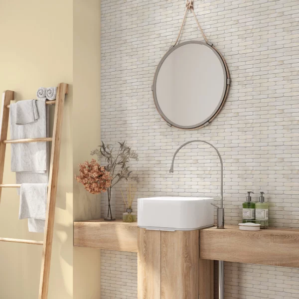 Mozaika marmurowa Calacatta Amber PILOLO– luksusowy design i wyrafinowane wykończenie do luksusowego domu – Premium Ekskluzywne wykończenia wnętrz Mozaika marmurowa Marmor Mosaike Marmuro mozaikos Mramorové mozaiky Мармурові мозаїки