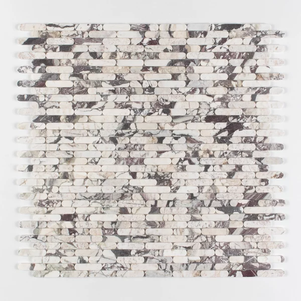 Mozaika marmurowa Calacatta Viola PILOLO– luksusowy design i wyrafinowane wykończenie do luksusowego domu – Premium Ekskluzywne wykończenia wnętrz Mozaika marmurowa Marmor Mosaike Marmuro mozaikos Mramorové mozaiky Мармурові мозаїки