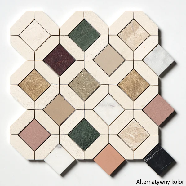 Mozaika-marmurowa-Urban Symphony szara biala -geometryczna-plytki-kamienne-marmur-hurtownia-kamienia-Mia-Urbo - marble mosaic - marmor - mramor-Stone-Marble-mosaic-marmor - OUTLET