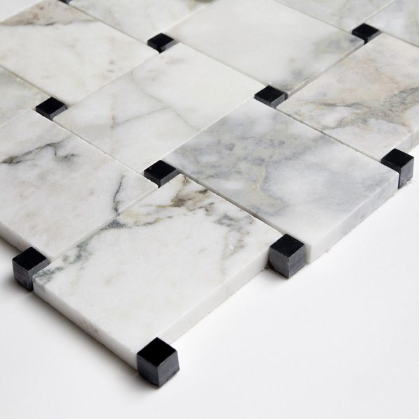 Mozaika marmurowa bialo szaro zielona Calacatta Green luksusowy design i wyrafinowane wykończenie do luksusowego domu – Płytki marmurowe – Płytki kamienne - Premium Ekskluzywne wykończenia wnętrz Mozaiki marmurowe Marmor Mosaike Marmuro mozaikos Mramorové mozaiky Мармурові мозаїки HARMONY