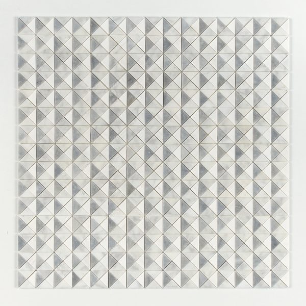 Mozaika marmurowa Sky Szara Geometryczna trójkąty luksusowy design i wyrafinowane wykończenie do luksusowego domu – Płytki marmurowe – Płytki kamienne - Premium Ekskluzywne wykończenia wnętrz Mozaiki marmurowe Marmor Mosaike Marmuro mozaikos Mramorové mozaiky Мармурові мозаїки