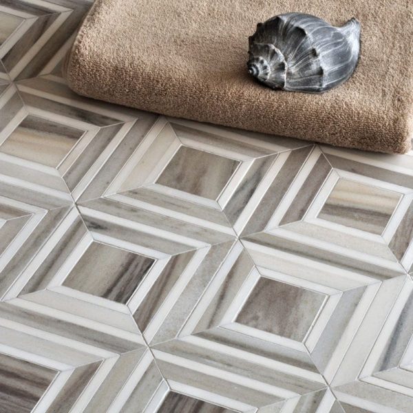 Mozaika marmurowa szaro biało beżowa GRACE luksusowy design i wyrafinowane wykończenie do luksusowego domu – Płytki marmurowe – Płytki kamienne - Premium Ekskluzywne wykończenia wnętrz Mozaiki marmurowe Marmor Mosaike Marmuro mozaikos Mramorové mozaiky Мармурові мозаїки