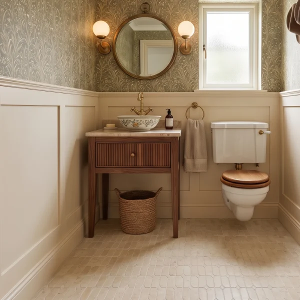 Mozaika wapienna Limra Octa kremowa bezowa limestone travertine mosaic octagon cream beige