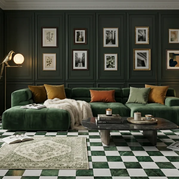 Szachownica-marmurowa-zielono-biała-antykowana-rustykalna-polerowana-matowa-checkerboard-marble-flooring-green-white-Producent-hurtowania-kamienia-Rosso-Levanto-Verde-Guatemala-30x30-20x20-Mia-Urbo-Stone
